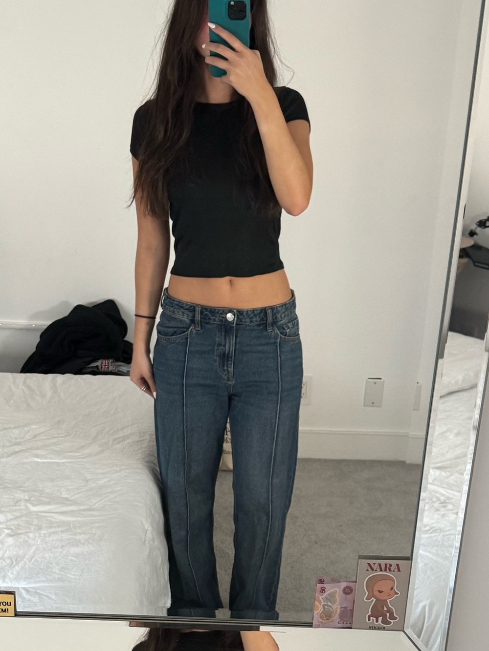 Mango low rise jeans